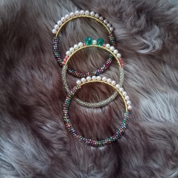 BSC & Co. Jewelry - Rose Pink Dream Bangle Set NWT